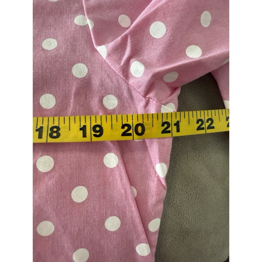 Blair Dress Shirt Women Sz 10P Pink Polka Dot  3/4 Sleeve Button Up Top New Tags - Picture 6 of 7